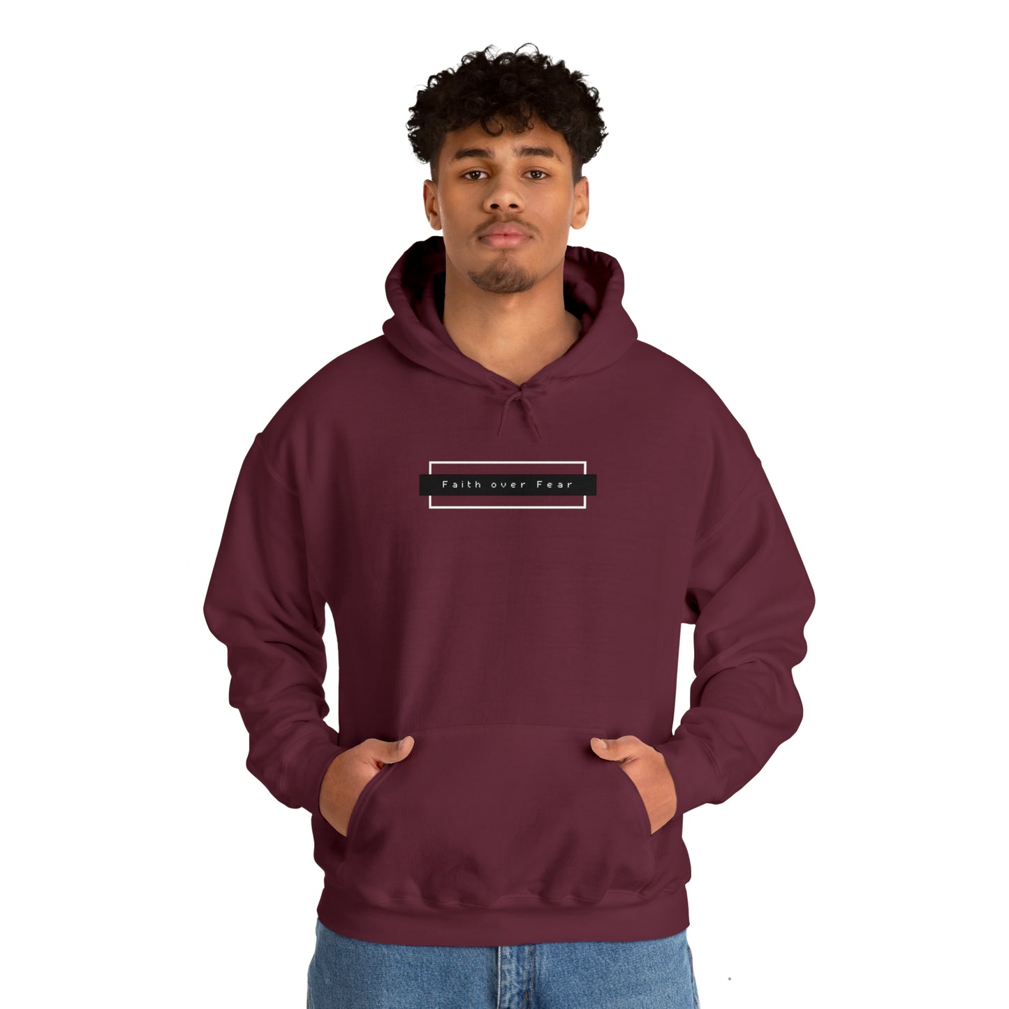 Faith over Fear Hooded Sweatshirt